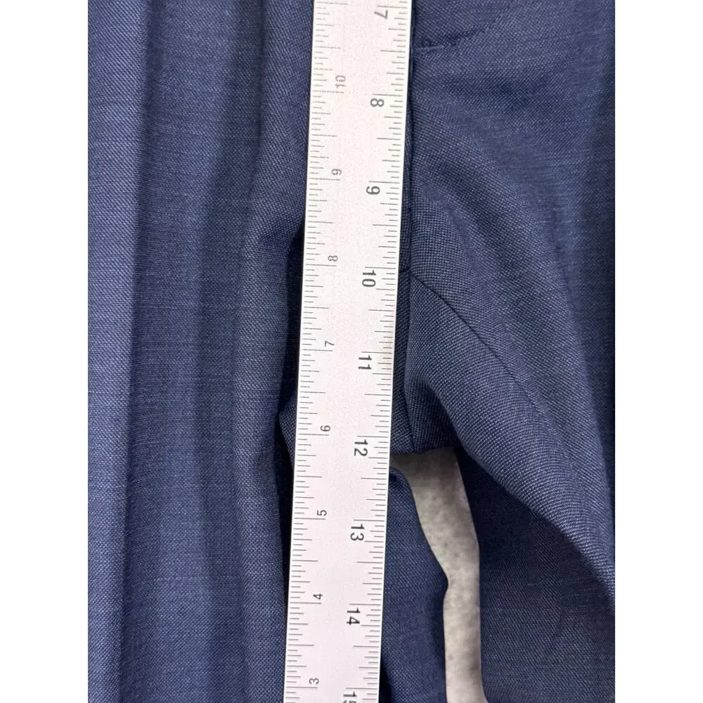 New J Crew Ludlow Slim Dress Pants 32 x 34 Mens Blue Stretch Wool Trouser